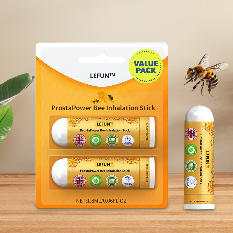 Say goodbye to prostate discomfort🌟LEFUN™ ProstaPower Bee Inhalation Stick🍀(Fast-acting and long-lasting)