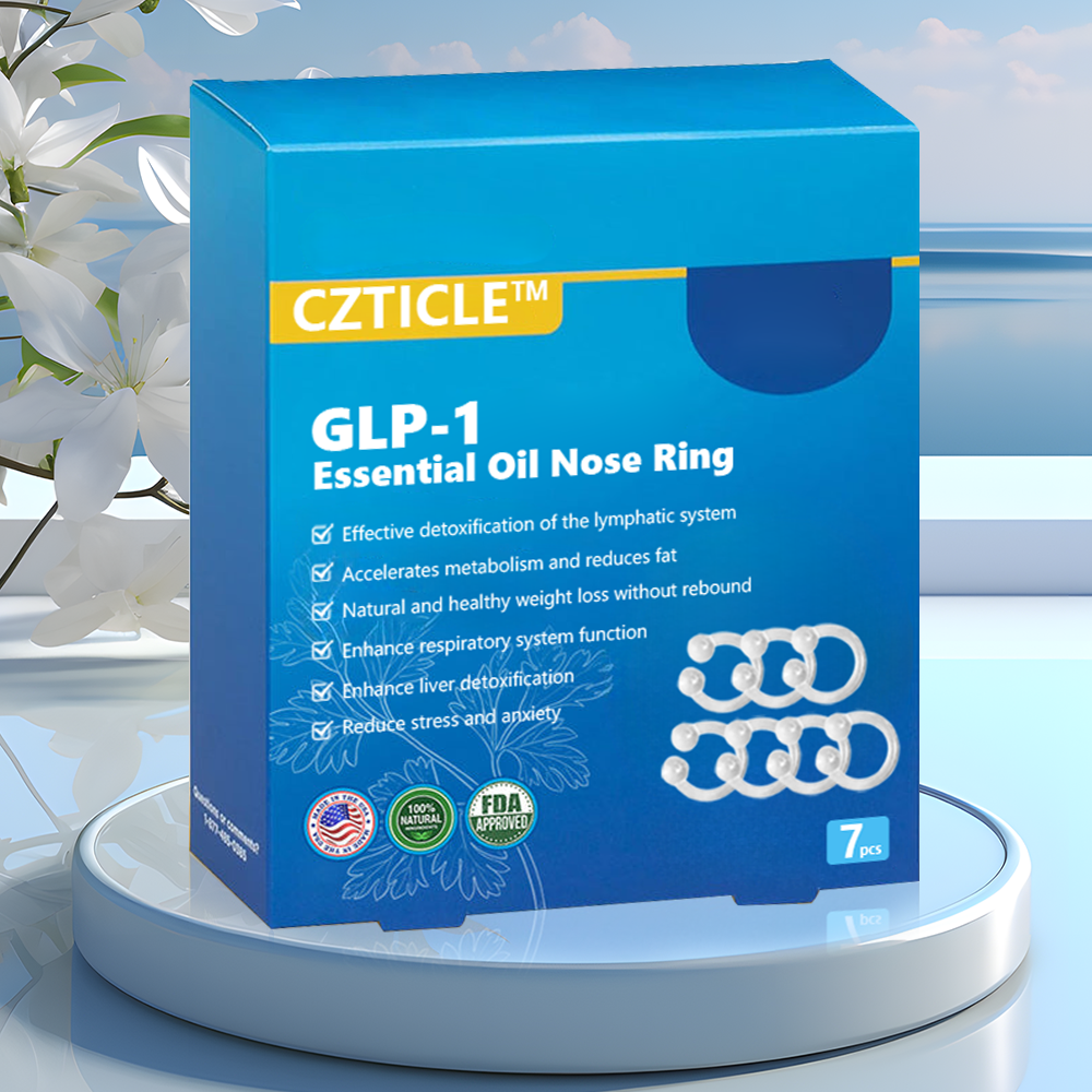 ✨✨CZTICLE™ GLP-1 Essential Oil Nose Ring (for blood sugar balance and fat reduction)